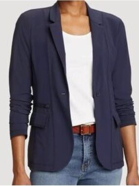 Eddie Bauer Lightweight Women's Navy Blazer Jacket